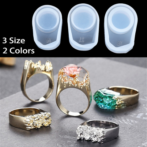 DIY Crafts Crystal UV Epoxy Resin Silicone Mold Pendant Jewelry Making Tools Ring Mould ► Photo 1/6