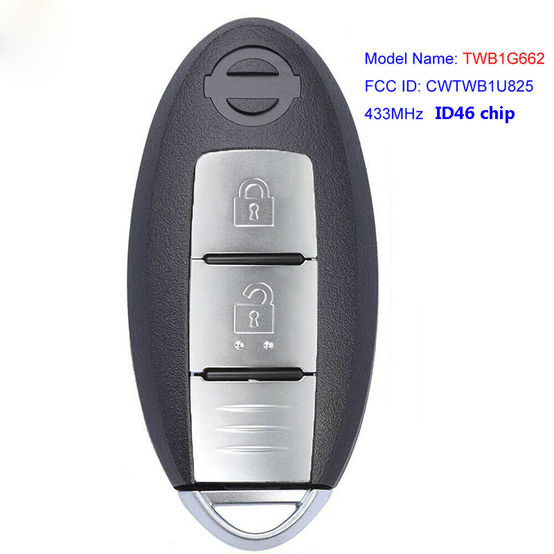 3 Buttons Keyless Entry Remote Key Fob 315MHz ID46 for Nissan New VERSA MICRA 