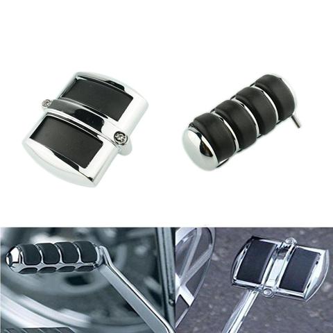 Motorcycle Chrome Gear Shift Lever Peg Brake Pedal Cover For Yamaha V-Star XVS 650 950 1100 ► Photo 1/6