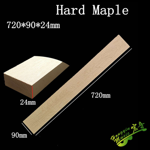 720*90*24mm hard maple Guitar Neck High Quality Wood  Electric guitar neck DIY Handmade Guitar Accessories ► Photo 1/3