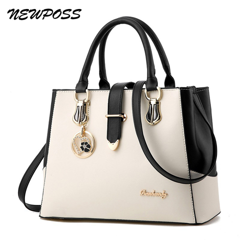 2022 Sweet Handbags for Women New Fashion Designer PU Leather Shoulder Bags Female Top-Handle Tote Crossbody Messenger Bag ► Photo 1/5