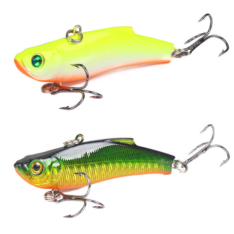 1 PCS 7cm/18G Artificial Japanese VIB Fishing Lure Lead Inside Hard Bait Diving Swivel Bait Winter Sea Fishing Tackle ► Photo 1/6