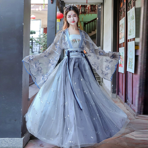 Women Hanfu Chinese Traditional Folk Costume Girl Han Dynasty Dance Wear  Lady Fairy Cosplay Clothes Oriental Ancient Prince Suit - Price history &  Review, AliExpress Seller - Ha Ma E-Commerce Store