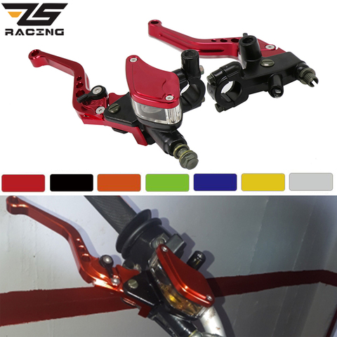 ZS Racing 22mm Adjustable Handle Hydraulic clutch Brake Pump Master Cylinder Motorcycle Racing Universal For BMW Honda Yamaha ► Photo 1/6