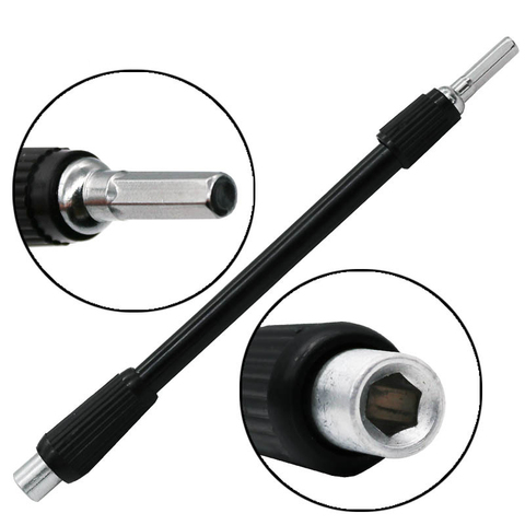 Hot Flexible Shaft Hex Flex Electronics Drill Extension Screwdriver Bit Holder Connect Rod Tools For Power Tool Accessories Tool ► Photo 1/6