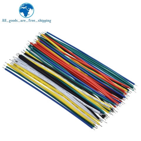 10PCS Tin-Plated Breadboard PCB Solder Cable 24AWG 10CM Fly Jumper Wire Cable Tin Conductor Wires 1007-24AWG Connector Wire ► Photo 1/6