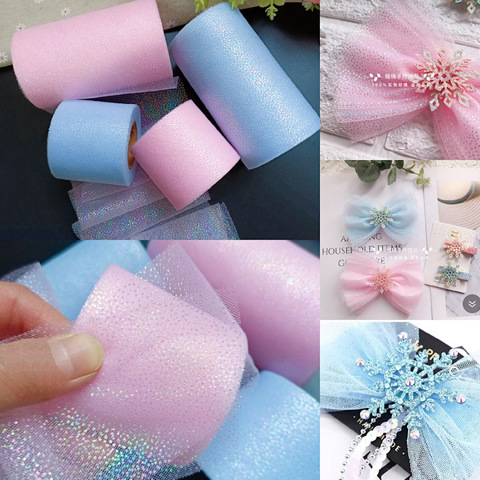 25yards 60mm Hyun Color High Density Organza Stain Ribbon DIY Hairbow Crafts Gift Bouquet Wrapping Supplies Sewing Accessories ► Photo 1/6