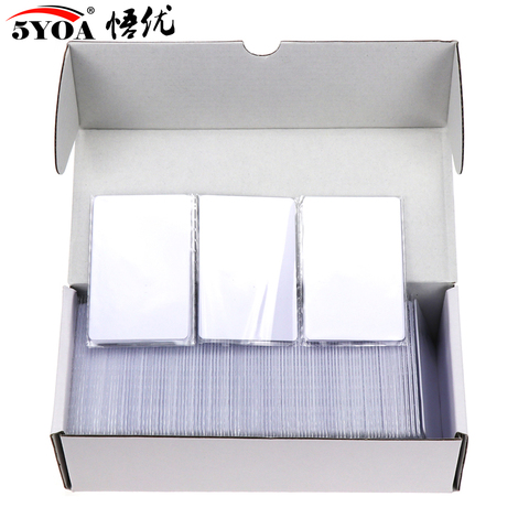 10pcs/Lot RFID Card 13.56Mhz IC Cards MF S50 Classic 1K M1 Proximity Smart 0.8mm For Access Control System ISO14443A ► Photo 1/6