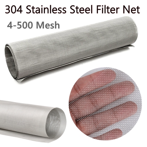 4-500 Mesh Metal Mesh Filter Net Food Grade 304 Stainless Steel Home Kitchen Water Food Bean Powder Oil Filter Screen Filtration ► Photo 1/6