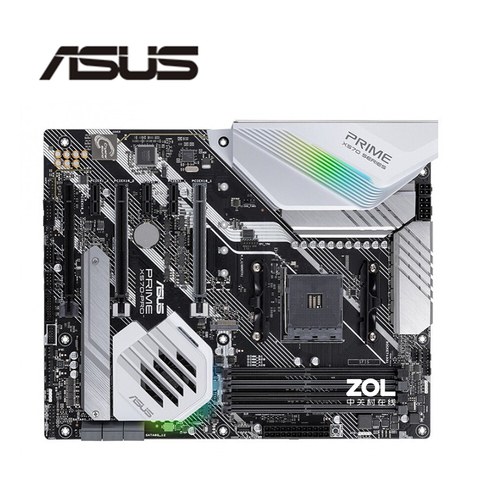 Used motherboard For ASUS PRIME X570-PRO Motherboard Socket AM4  For AMD  X570 Original Desktop PCI-E 4.0 m.2 sata3 Mainboard ► Photo 1/3