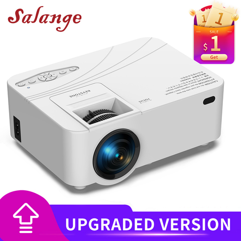 Salange MINI LED Projector,Support Full HD 1080p Home Theater,3D Video Projector|Portable LED Projector for Outdoor ► Photo 1/6