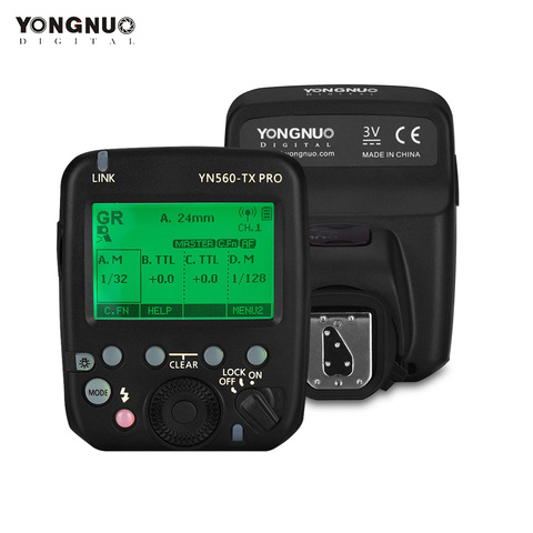 YONGNUO YN560-TX PRO 2.4G Flash Trigger Speedlite Wireless Transmitter for Canon Nikon DSLR Camera YN968N RF605 Receiver ► Photo 1/6