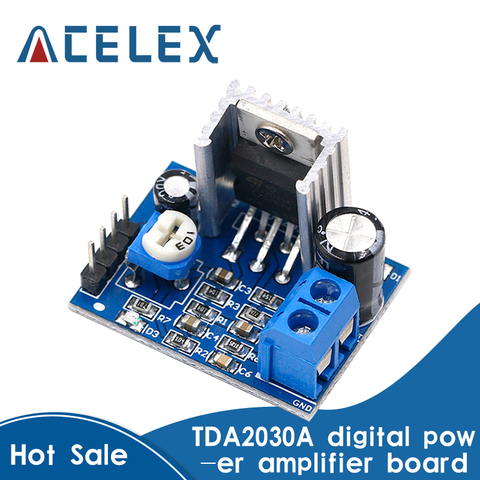 TDA2030 Module Power Supply TDA2030 Audio Amplifier Board Module TDA2030A 6-12V Single ► Photo 1/6