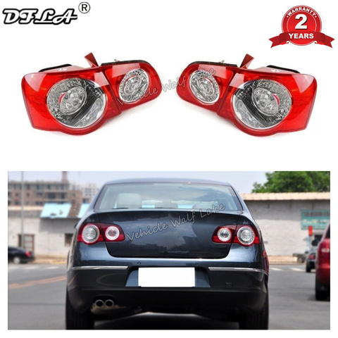 Car LED Rear Tail Light Lamp DRL For VW Passat B6 Sendan 2006 2007 2008 2009 2010 2011 Car-Styling Outer inner left right side ► Photo 1/6