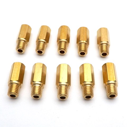 Pack of 10 Pieces Main Jet For Keihin FCR OKO KOSO PE PWK Carburetor Hexagon Motorcycle Main injector nozzle ► Photo 1/6