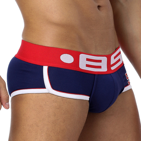 Brand Men Underwear Sexy Men Briefs Breathable Mens Slip Cueca Male Panties Underpants Briefs 3 colors BS39 ► Photo 1/6