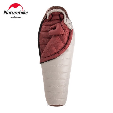 Naturehike New Winter Sleeping Bag 650FP Ultralight Duck Down SnowBird Portable 20D Mummy Outdoor Camping Sleeping Bag NH20YD001 ► Photo 1/6