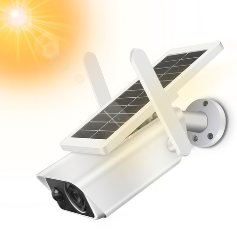 BESDER Wireless Outdoor Security Camera WiFi Solar Rechargeable Battery Power IP Surveillance Home Cameras Two Way Audio PIR ► Photo 1/6