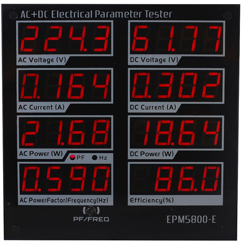 ZHURUI EPM5800-E AC/DC power meter/ watt meter/Electrical paremeters tester/ test Power Supply/Driver/efficiency/ac /DC ► Photo 1/3