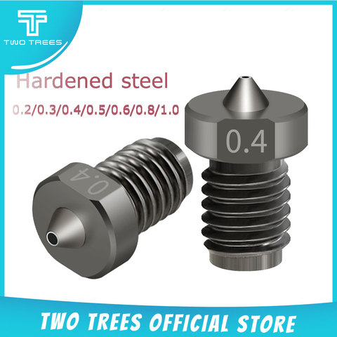 1PCS Top quality Hardened steel V6 Nozzle for 3D Printers Parts hotend 3D Printer Nozzle for E3D hotend titan extruder prusa i3 ► Photo 1/6