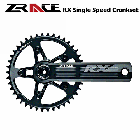 ZRACE RX Single Speed Crank Chainset Crankset,40T / 42T / 44T,170 / 172.5 / 175,for gravel-bikes Cyclo-Cross, DUB BB29 ► Photo 1/6