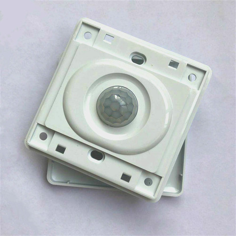 Adjustable Infrared IR Body Motion Sensor Switch Wall Mount Control Light Automatic Module Light On Off Switch White ► Photo 1/4