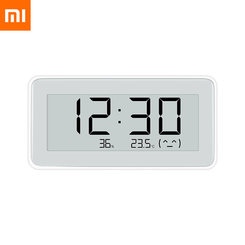 Original Xiaomi Mijia Bluetooth 4.0 Wireless Smart Electric Digital clock Indoor Hygrometer Thermometer E-ink Measuring Tools ► Photo 1/6