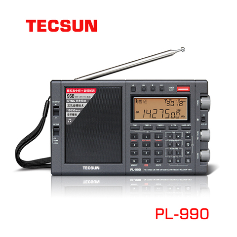 Tecsun pl-990 portable FM MW SW All band SSB radio music player bluetooth speaker Tecsun PL990 radio ► Photo 1/6