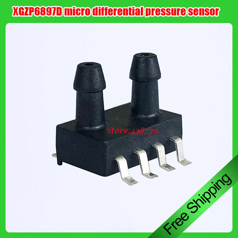 XGZP6897D micro differential pressure sensor/3.3V dual intake pipe ventilator pressure sensor/wind pressure flow transmitter ► Photo 1/4