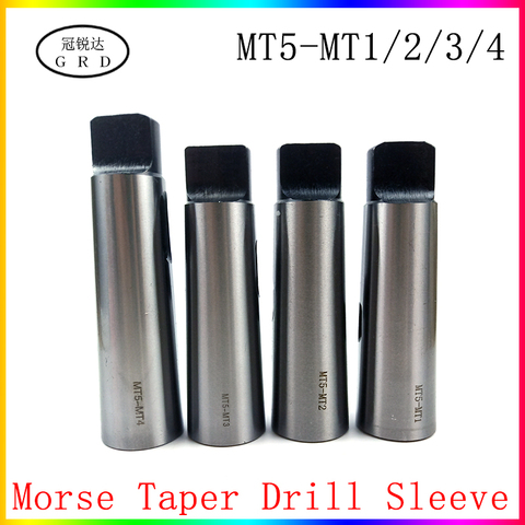 Morse taper drill sleeve MT5 to MT4 MT3 MT2 MT1 morse taper adapter for drill chuck MT5-MT1 MT5-MT2 MT5-MT3 MT5-MT4 sleeve ► Photo 1/6