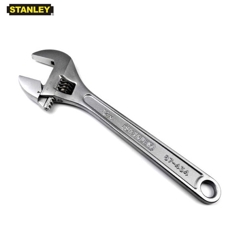 Stanley 1pcs professional big micro adjustable wrench car torque wrenches metal adjustable head spanner repair mechanics tool ► Photo 1/6