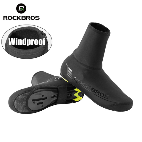 ROCKBROS Cycling Overshoes MTB Road Bike Shoe Cover Windproof Winter Shoe Cover Keep Warm Overshoes Toe Warmer Cycling Equipment ► Photo 1/6