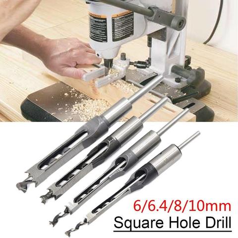 6/6.4/8/10/12.7mm HSS Square Hole Drill Bit Mortising Chisels Woodworking Tool ► Photo 1/1