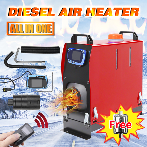 5KW Diesel Air Heater 12V All in One with LCD Switch & Remote