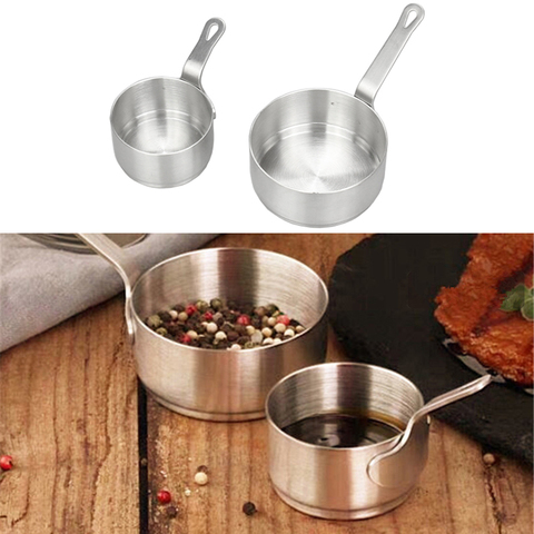 Stainless Steel Saucepan Milk Warming Pot Cooking Pot Small Pan for Milk Eggs Baby Food Steak Sauce ► Photo 1/6