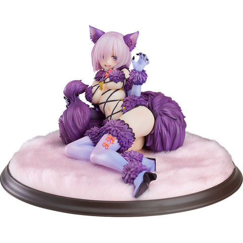 12cm Mash Kyrielight Cat Girl Fate Grand Order Shielder Beast Action Figure Anime Figure Model Toys Sexy Girl Figure Collection ► Photo 1/6