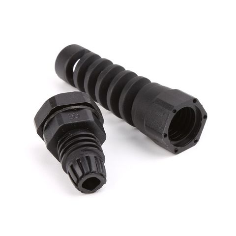 10pcs Waterproof M12 PG7 Cable Connectors Spiral Strain Relief Protector X7YF ► Photo 1/6