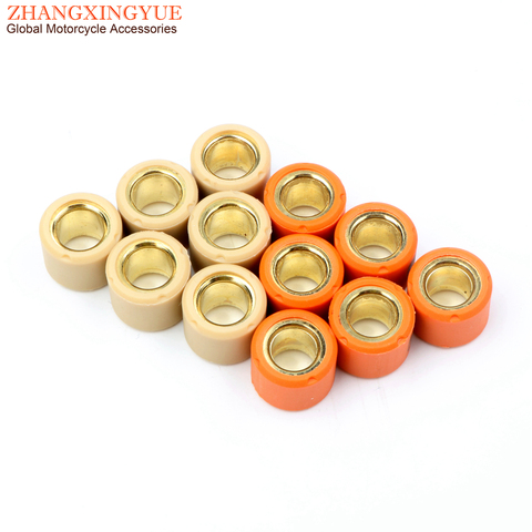 Scooter Variator Rollers Roller Weights 7g 8g 16x13mm for Peugeot 50 Buxy Elyseo Speedake Geo Squab Trekker Zenith 50cc ► Photo 1/6