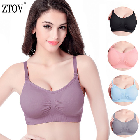 Cotton Maternity Nursing Bras Set Pregnant Breastfeeding Pregnancy Women  Underwear Breast Feeding Bra soutien gorge allaitement - AliExpress