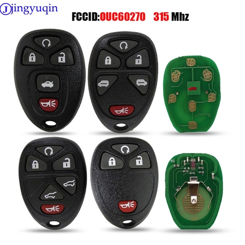 jingyuqin Keyless Entry Remote Key For Chevrolet Tahoe Traverse GMC Yukon 2007 2008 2009 2010 2011 2012 2013 2014 15913427 ► Photo 1/5