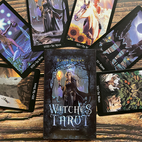 Witch Tarot Deck 78 Cards Future Fate Indicator Forecasting Cards Gift Table Game Board Game ► Photo 1/6