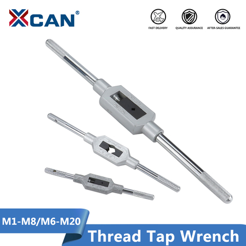 XCAN Adjustable Hand Tap Wrench M1-M8 M6-M20 Thread Screw Tap Drill Threading Tools ► Photo 1/6