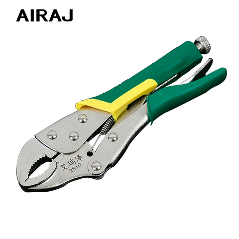 AIRAJ New Locking Pliers Welding Tools Pliers Carbon Steel Industry Round Mouth Vise High Torque Fixed Clamping Hand Tools ► Photo 1/6