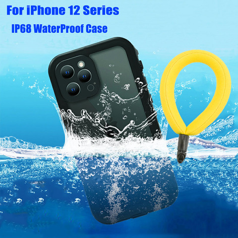 Redpepper Full Sealed Underwater Case For Apple iPhone 12 Pro Max Waterproof case Shockproof Diving Cover for iPhone 12 Mini ► Photo 1/6