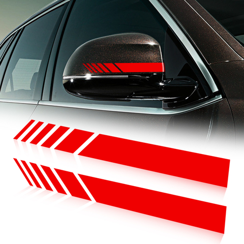 Car Rearview Mirror Side Decal Stripe Vinyl for Honda CRV Accord Odeysey FIT Jazz City Civic BR-V Mobilio WR-V BR-V Brio Amaze ► Photo 1/6