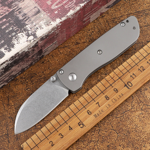 535 Foldable D2 Mark S30v Blade Titanium Alloy Handle Mini New Tactical Camp Survival Bag Outdoor Hunting Small Rescue EDC Knife ► Photo 1/6