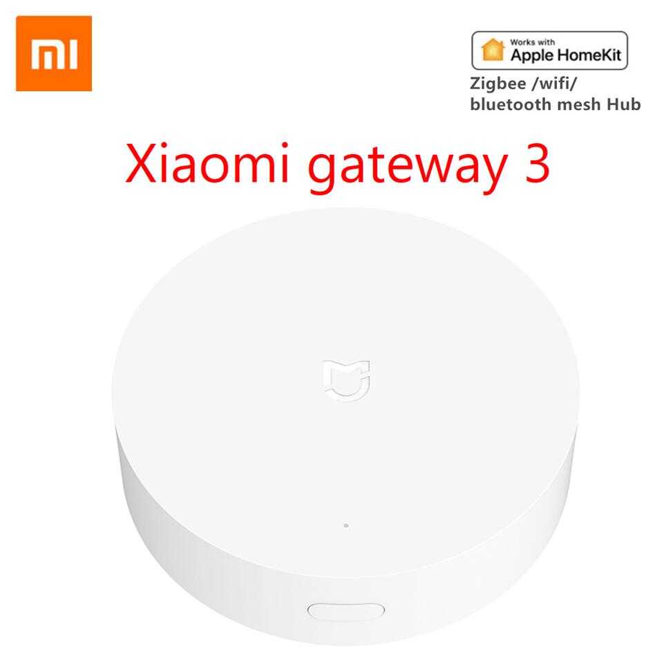 Xiaomi Gateway 3 Multimode Gateway Smart Home ZigBee WIFI Bluetooth Mesh  Hub Work With Mijia APP Apple Homekit Intelligent Home