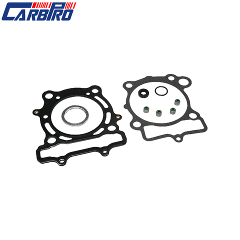 One Set  Complete Gasket Kit Top End Head For KAWASAKI KX250F 2004–2005 Suzuki RMZ250 2004-2006 Gasket Kit Engine Set ► Photo 1/6