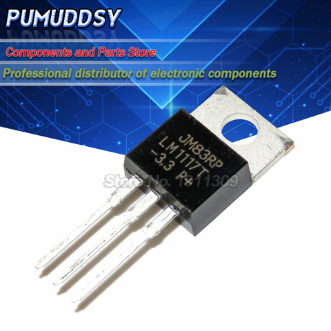 10PCS LM1117T-3.3 LM1117T LM1117 Low Dropout Voltage Regulator 3.3V ► Photo 1/1