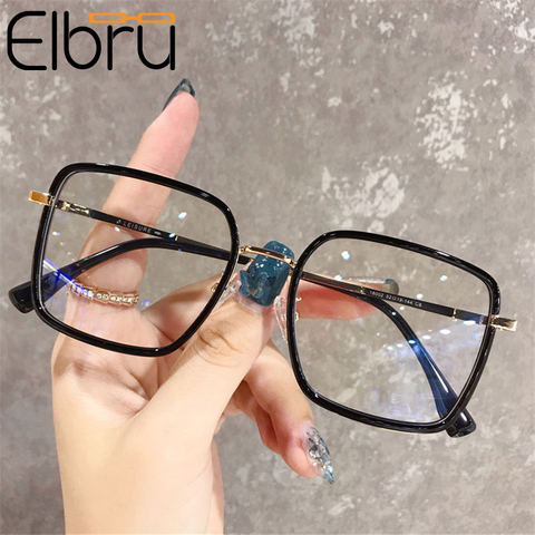 Big Frame Square Anti-blue Light Glasses Frame Oversized Computer Eyewear Frame For Women&Men Square Optical Glasses Eyeglasses ► Photo 1/6